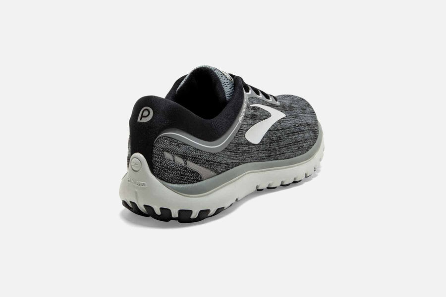 Brooks Running Shoes Womens Grey - Pureflow 7 Road - 3564-UONJY